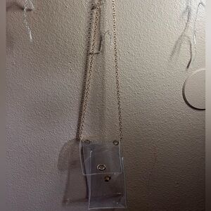 Clear crossbody bag